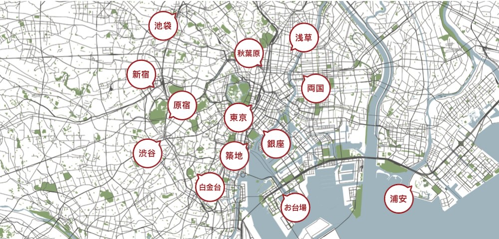 tokyo map